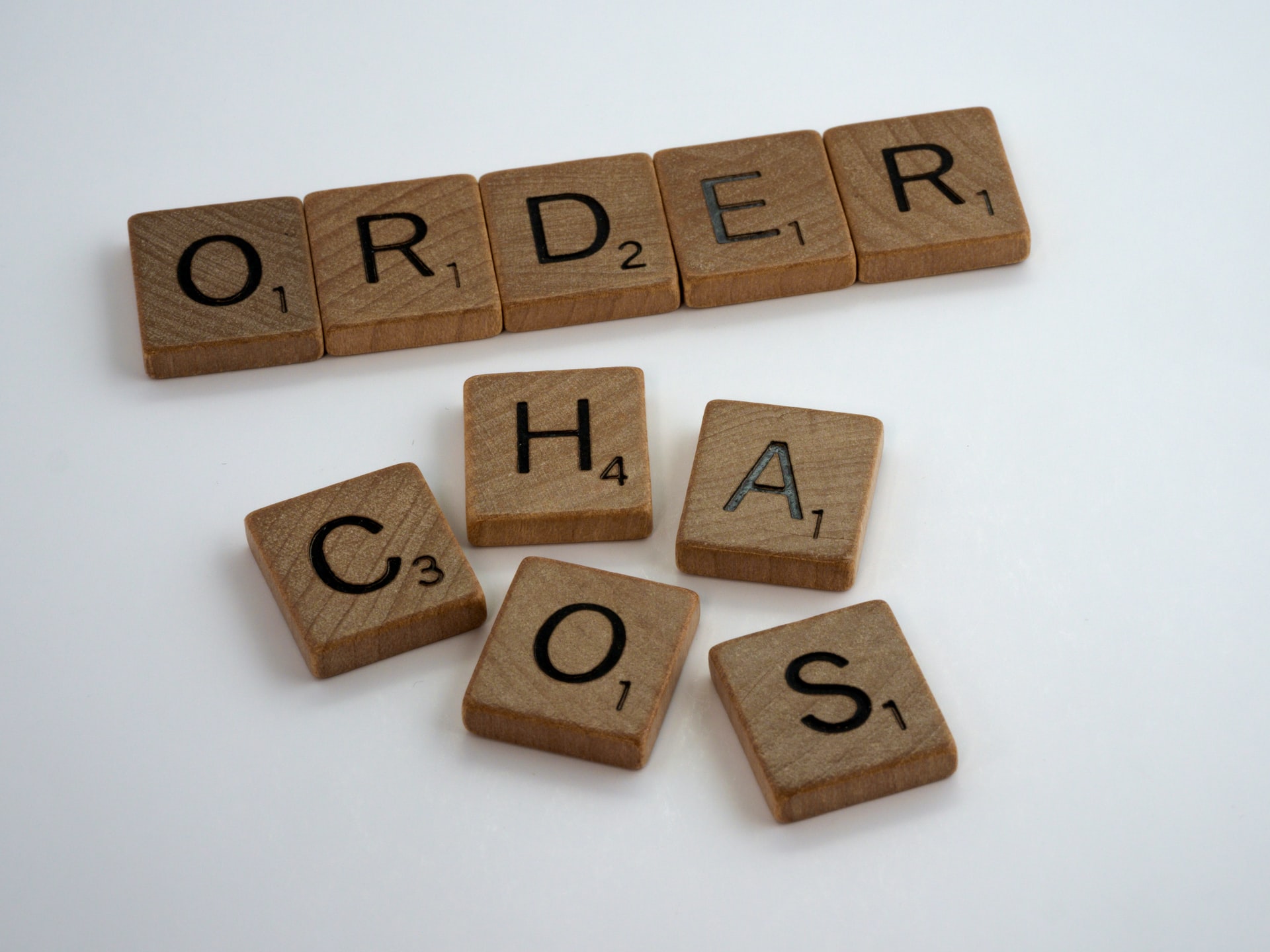 scrable reading chaos order